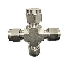 Compression Union Crossway 3/8 Inch SS can be used with our low, mid, and high-pressure systems_mistcooling.com