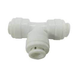 Plastic 3 Way Tee Push-lock used for low-pressure applications_mistcooling.com