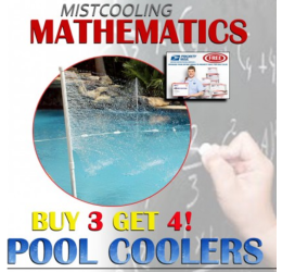 Pool Cooler Summer Offer- inground pool cooler (Pack of 4))mistcooling.com