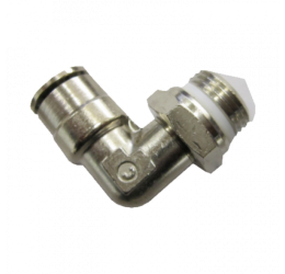 Pump Fitting- Elbow swivel Male thread to Push Lock_compression fitting_mistcooling.com